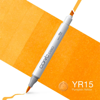 Copic Ciao dual-tip alcohol-based marker - YR15 Pumpkin Yellow