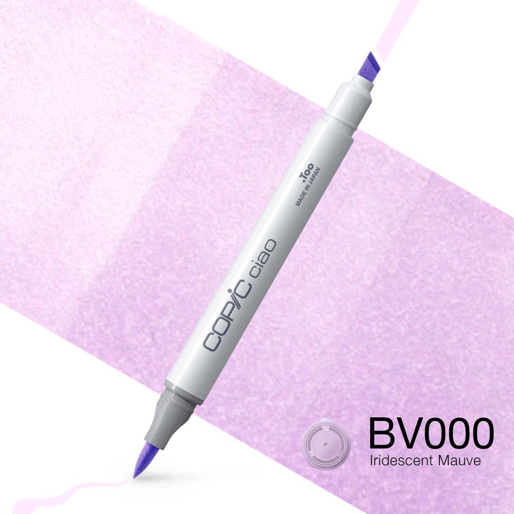 Copic Ciao dual-tip alcohol-based marker - BV000 Iridescent Mauve