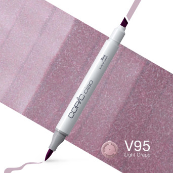 Copic Ciao dual-tip alcohol-based marker - V95 Light Grape