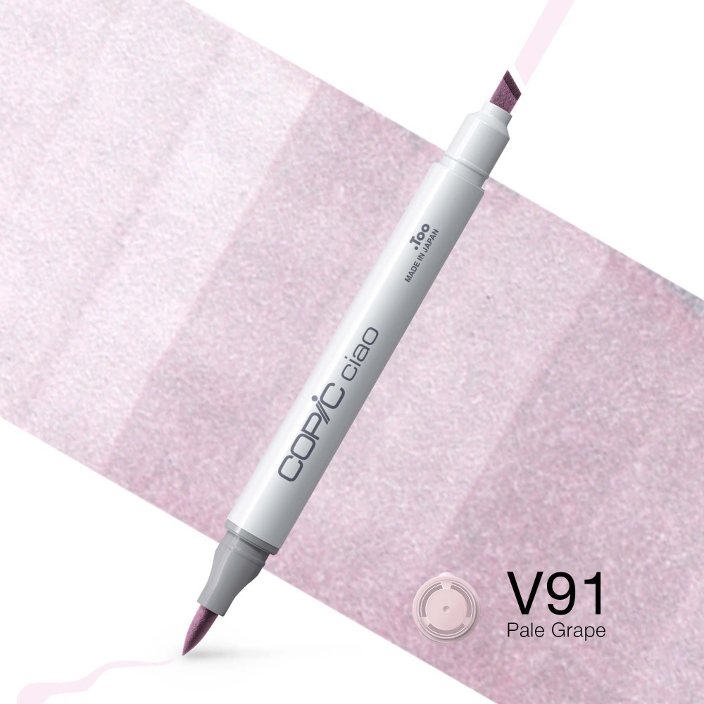 Copic Ciao dual-tip alcohol-based marker - V91 Pale Grape