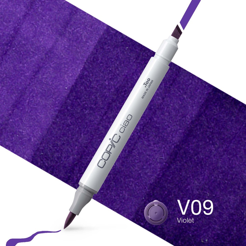 Copic Ciao dual-tip alcohol-based marker - V09 Violet