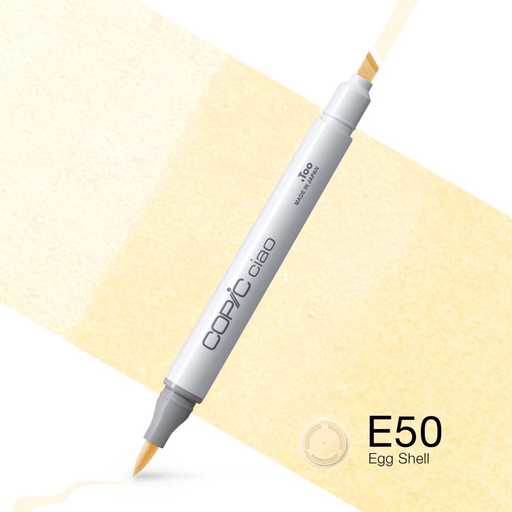 Copic Ciao dual-tip alcohol-based marker - E50 Egg Shell