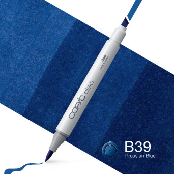 Copic Ciao dual-tip alcohol-based marker - B39 Prussian Blue