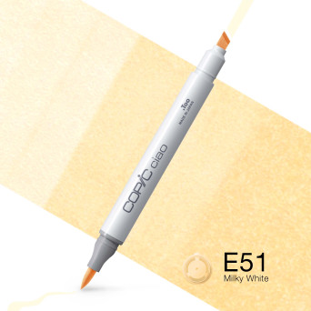 Copic Ciao dual-tip alcohol-based marker - E51 Milky White
