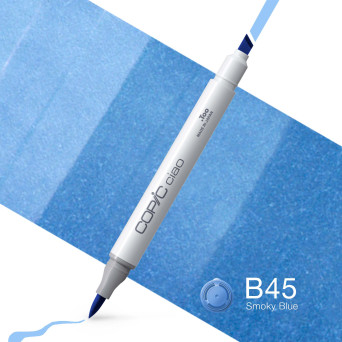 Copic Ciao dual-tip alcohol-based marker - B45 Smoky Blue