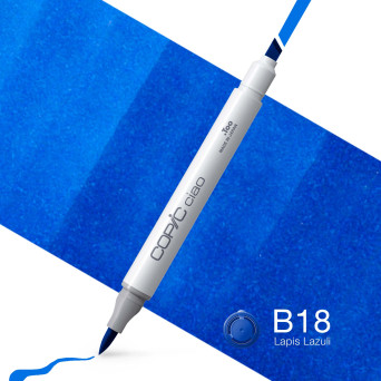 Copic Ciao dual-tip alcohol-based marker - B18 Lapis Lazuli
