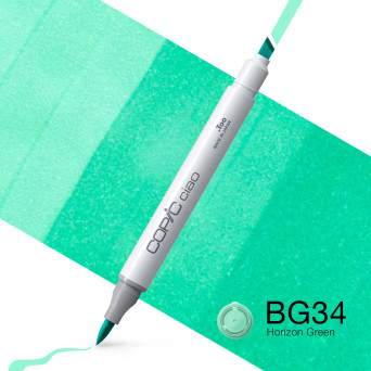 Copic Ciao dual-tip alcohol-based marker - BG34 Horizon Green