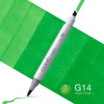 Copic Ciao dual-tip alcohol-based marker - G14 Apple Green