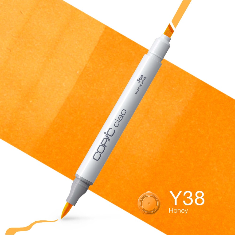 Copic Ciao dual-tip alcohol-based marker - Y38 Honey