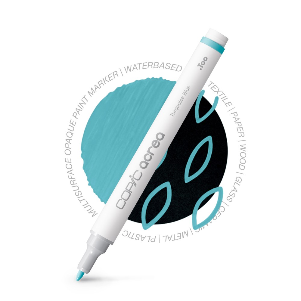 Pisak pigmentowy Copic Acrea - 018 Turquoise Blue