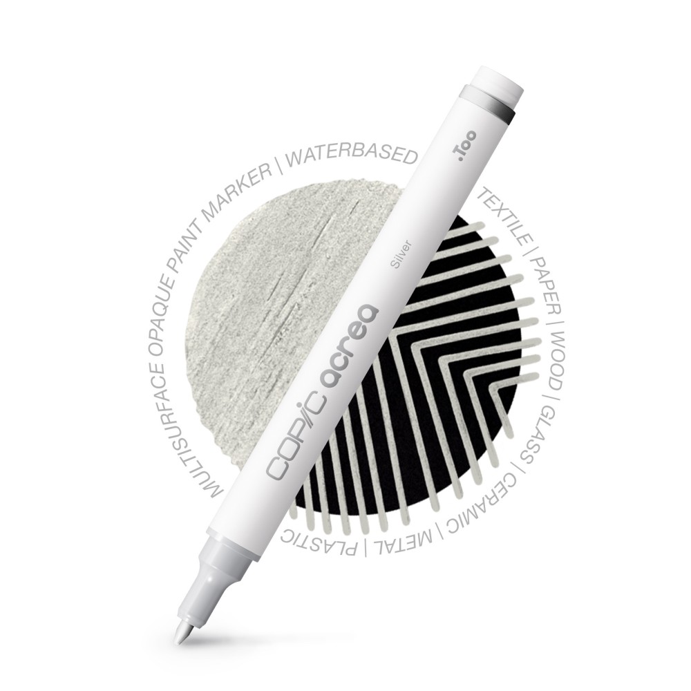 Pisak pigmentowy Copic Acrea - 006 Silver
