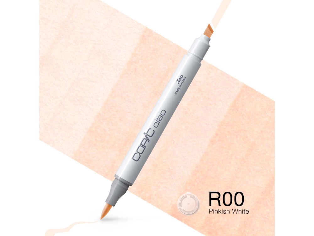 Copic Ciao dual-tip alcohol-based marker - R00 Pinkish White