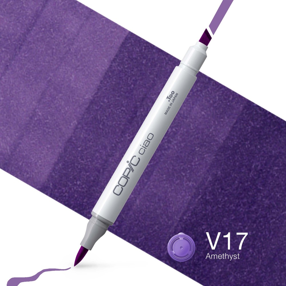 Copic Ciao dual-tip alcohol-based marker - V17 Amethyst
