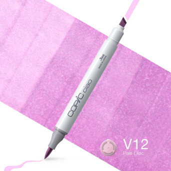 Copic Ciao dual-tip alcohol-based marker - V12 Pale Lilac