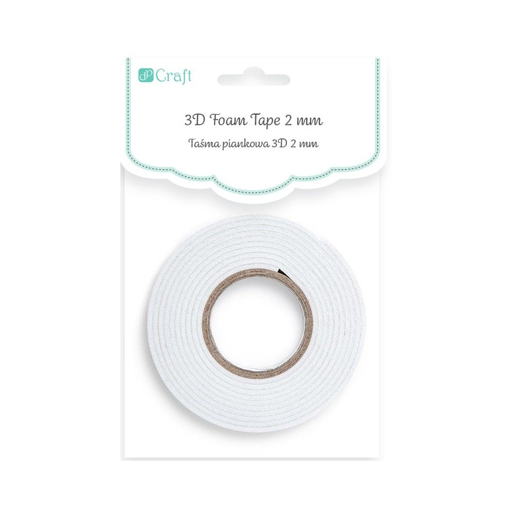 3D Foam Tape 2 mm 1,5 cm x 2,2 m
