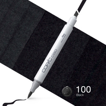 Marker dwustronny Copic Ciao - 100 Black