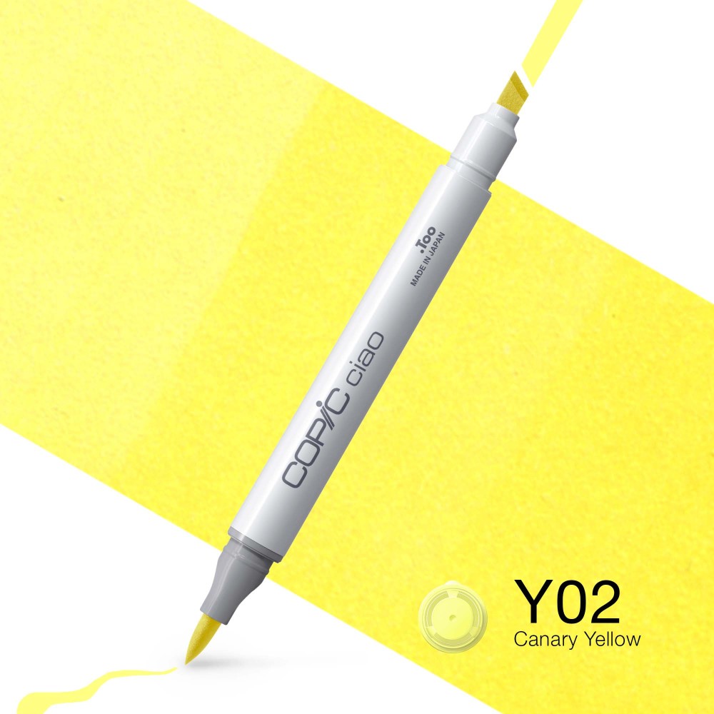 Marker dwustronny Copic Ciao - Y02 Canary Yellow