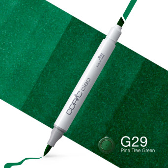 Copic Ciao dual-tip alcohol-based marker - G29 Pine Tree Green