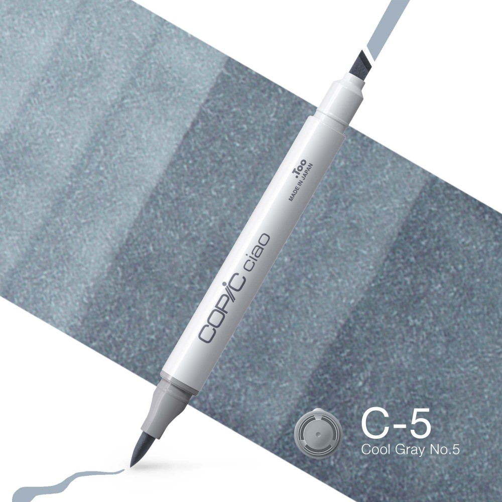 Marker dwustronny Copic Ciao - C-5 Cool Gray No.5