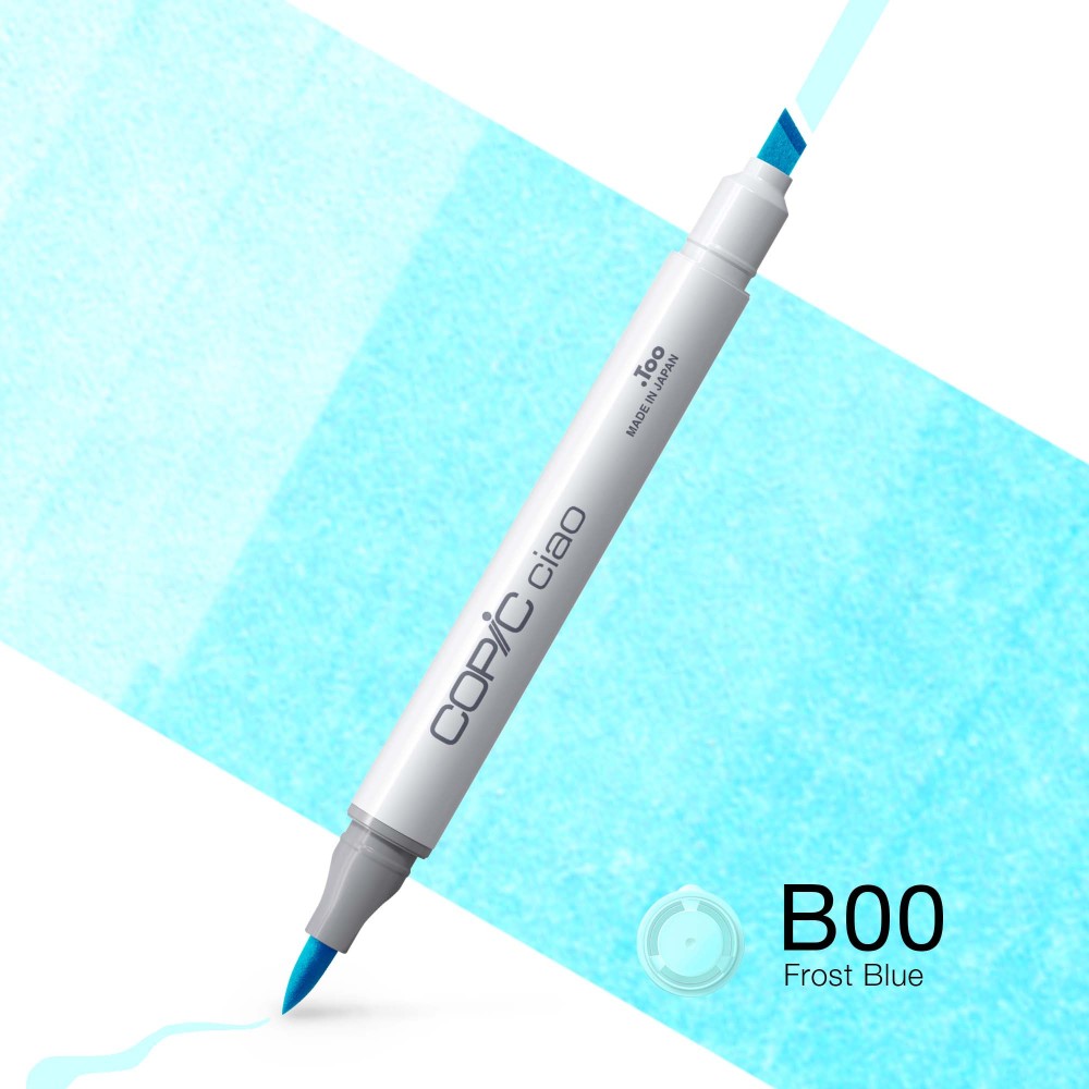 Copic Ciao dual-tip alcohol-based marker - B00 Frost Blue