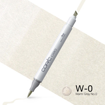 Marker dwustronny Copic Ciao - W-0 Warm Gray No.0
