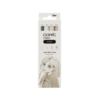 Zestaw markerów dwustronnych Copic Ciao Shade - Light Warm Gray
