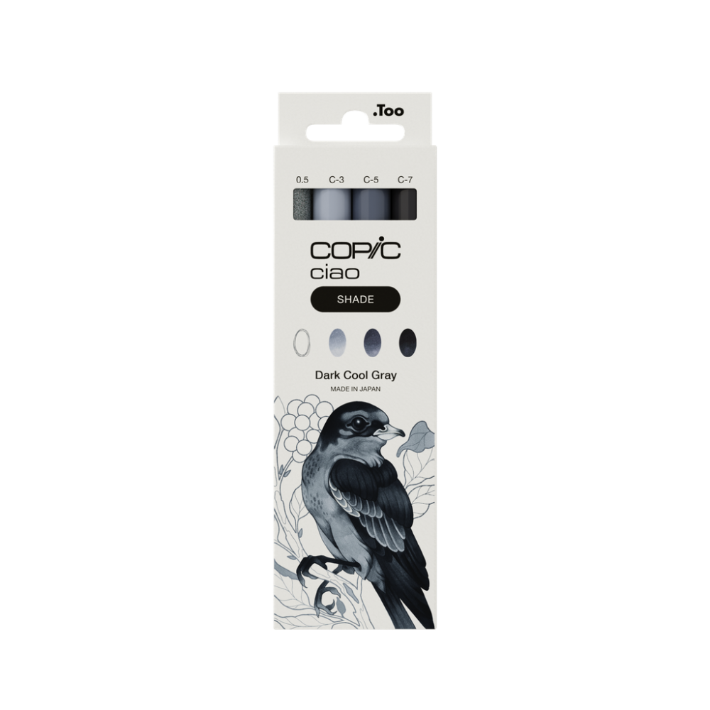 Zestaw markerów dwustronnych Copic Ciao Shade - Dark Cool Gray