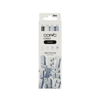 Zestaw markerów dwustronnych Copic Ciao Shade - Light Cool Gray