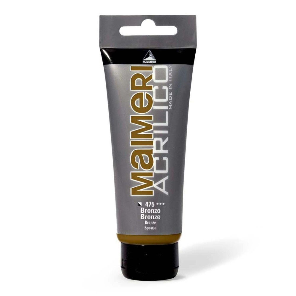 Acrylic paint Acrilico - Maimeri - 475, Bronze, 200 ml