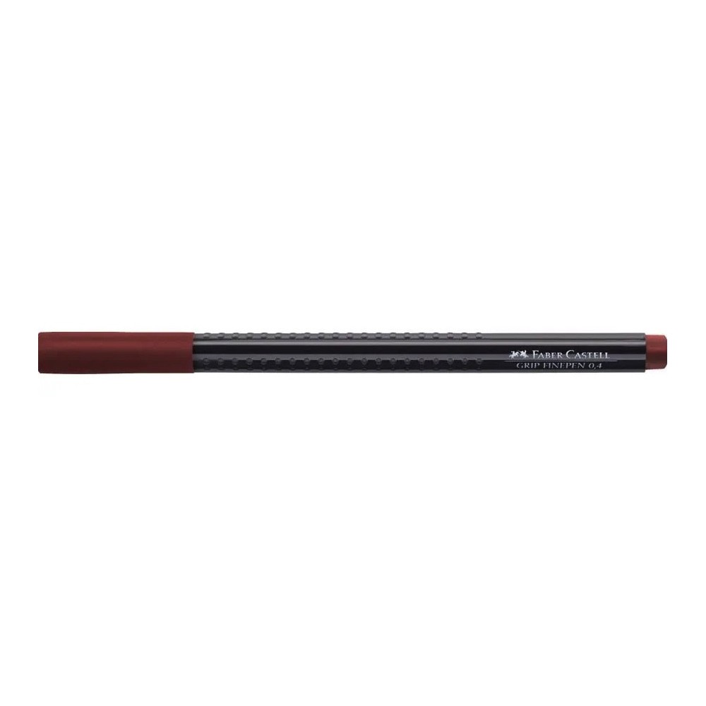 Cienkopis Grip Finepen - Faber-Castell - brązowy