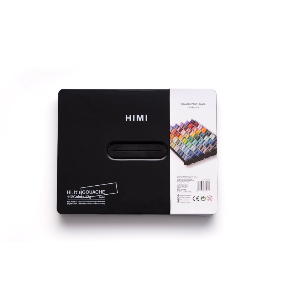 Zestaw gwaszy Twin Cup Black - HIMI - 112 szt.