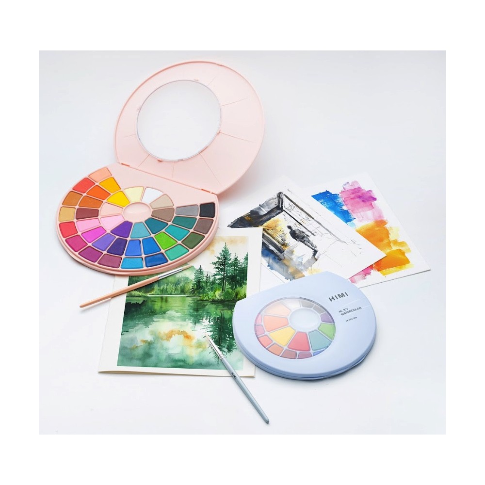 Set of Solid watercolors - HIMI - 24 pcs.