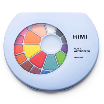 Set of Solid watercolors - HIMI - 24 pcs.