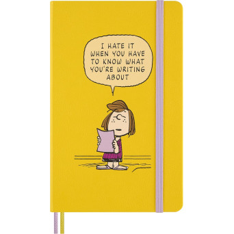 Ruled notebook Peanuts Patty 13 x 21 cm - Moleskine - hard cover