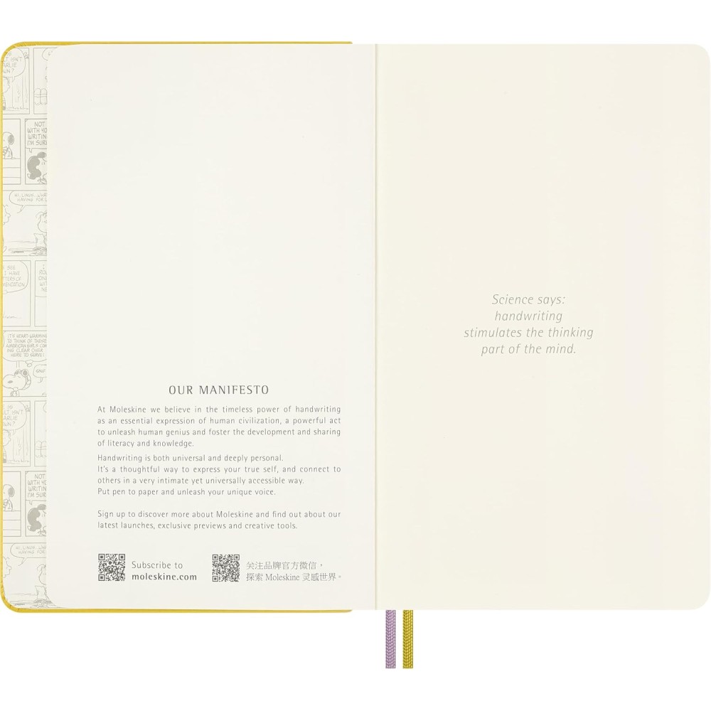 Ruled notebook Peanuts Patty 13 x 21 cm - Moleskine - hard cover