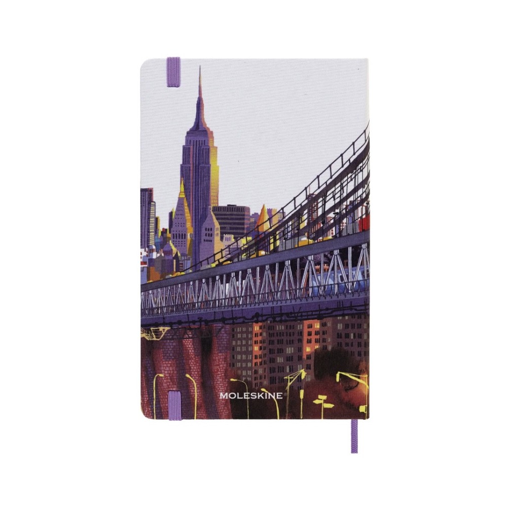 Notatnik w linie I am New York 13 x 21 cm - Moleskine - twarda okładka