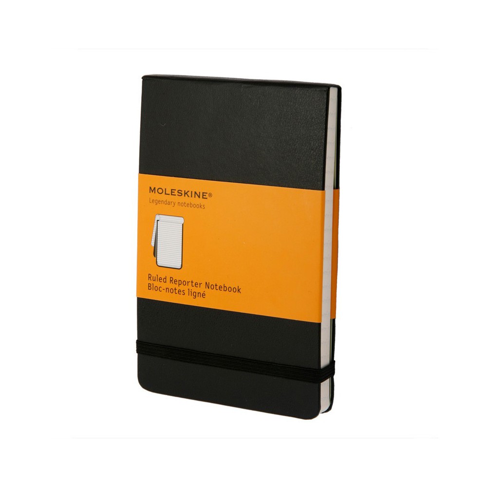 Ruled reporter notebook 9 x 14 cm - Moleskine - hard cover