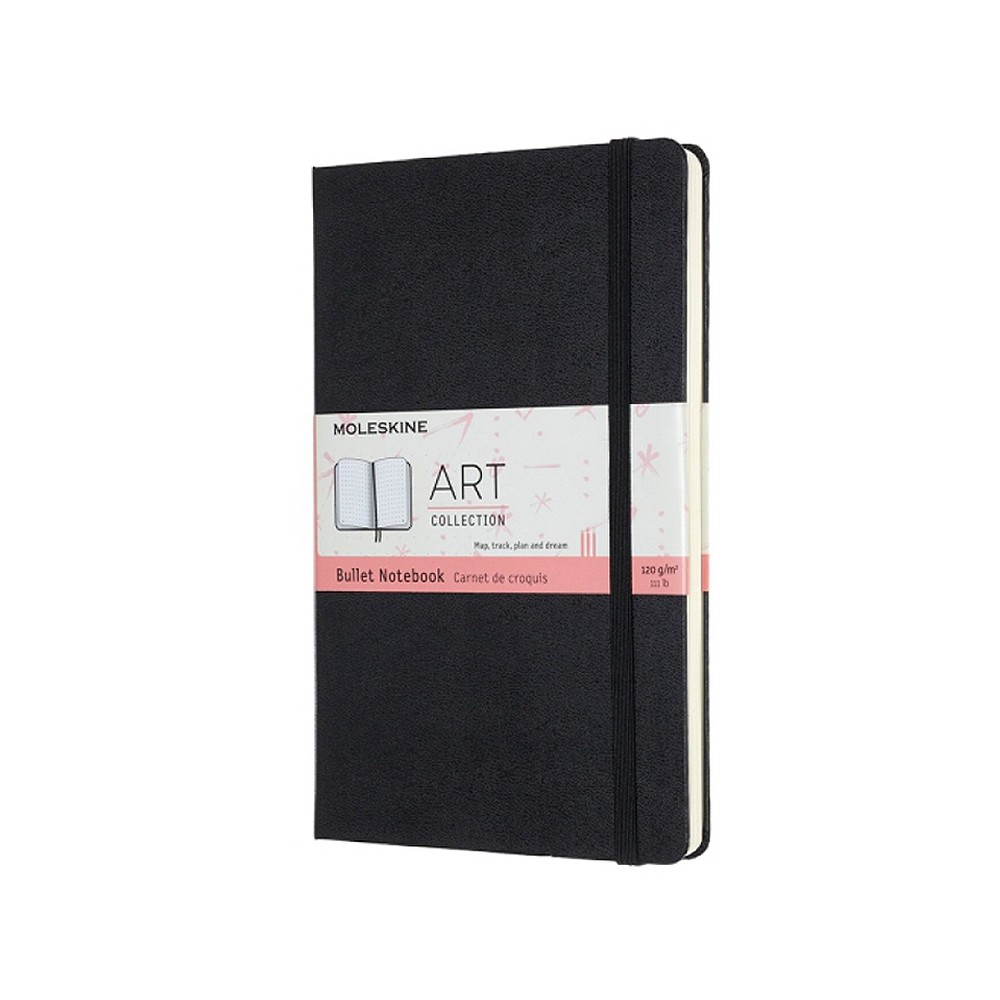 Szkicownik Art Collection 13 x 21 cm - Moleskine - czarny miękka okładka