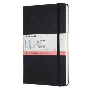 Bullet notebook Art Collection 13 x 21 cm - Moleskine - black soft cover