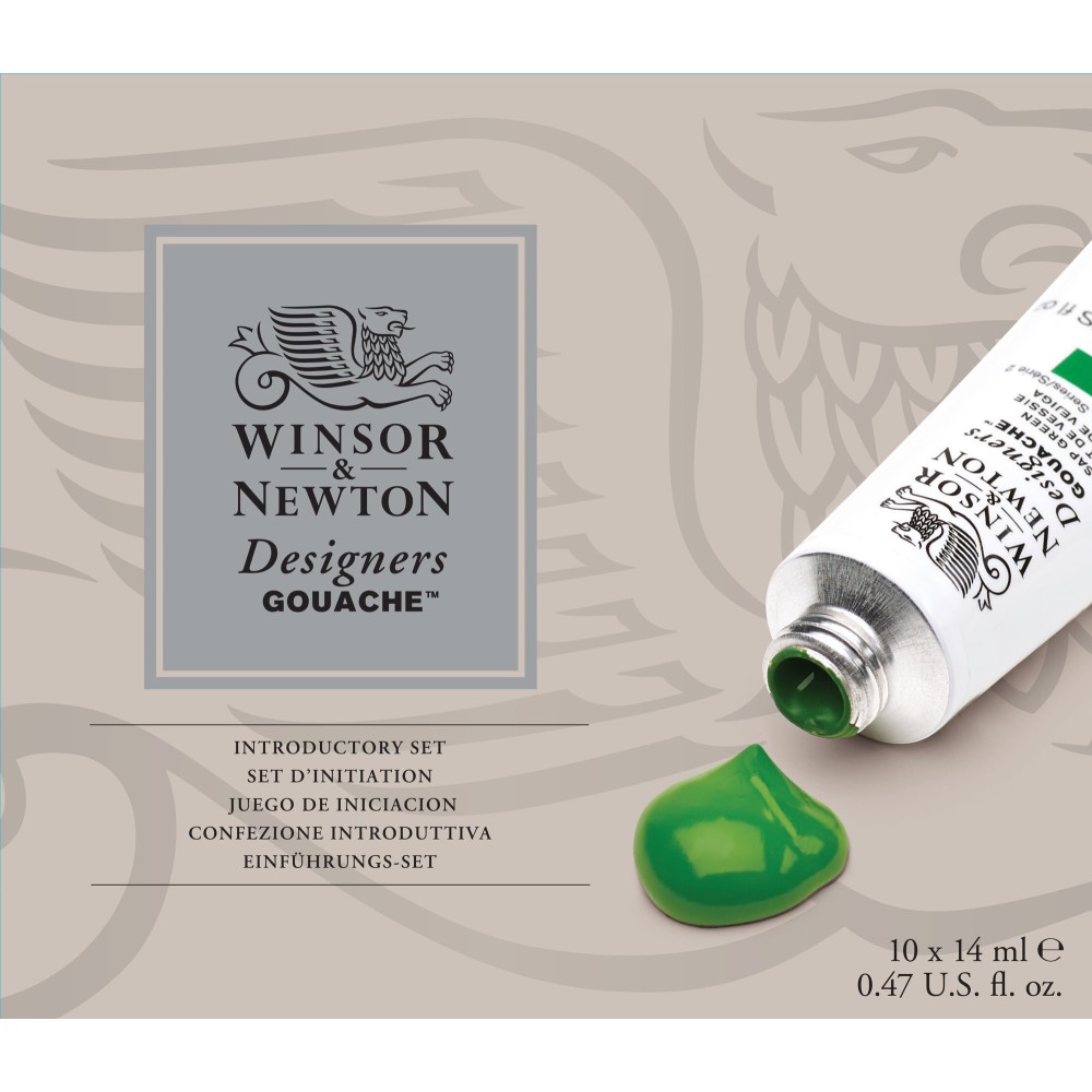 Zestaw gwaszy Designers Introductory - Winsor & Newton - 10 x 14 ml