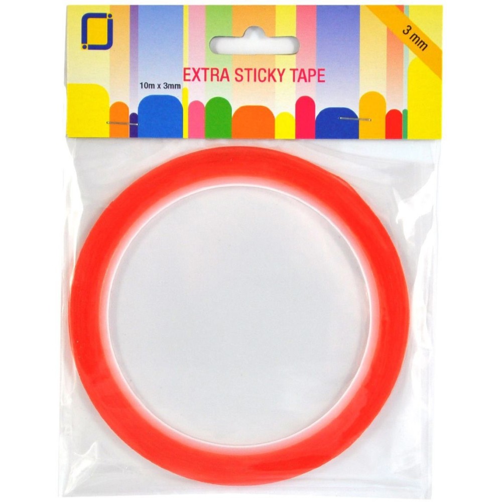 Double-sided adhesive tape - transparent, 3 mm x 10 m