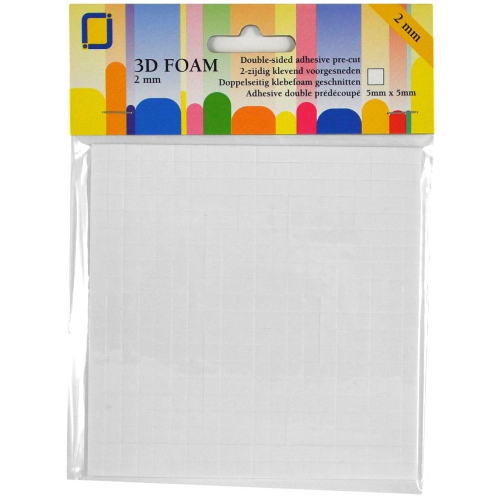 3D foam, 2mm - squared