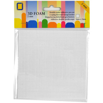 3D foam, 2mm - squared