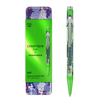849 Limited Edition Germanier ballpoint pen - Caran d'Ache - Green Fluo