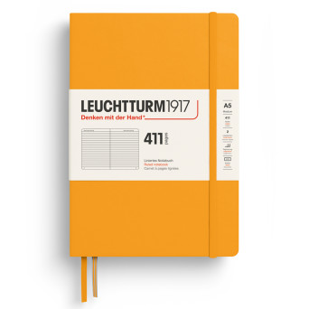 Notatnik w linie 411 A5 - Leuchtturm1917 - Rising Sun twarda okładka