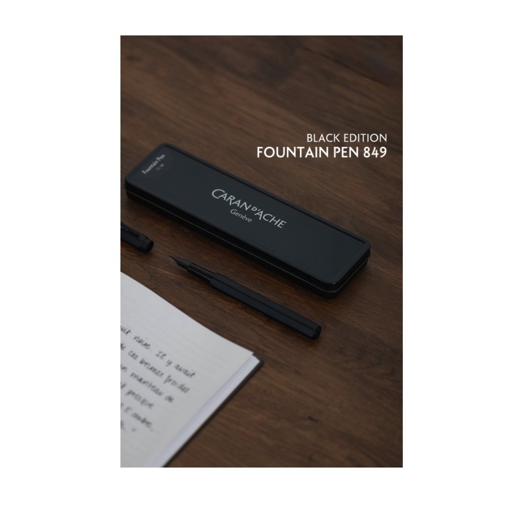 Fountain pen 849 - Caran d'Ache - Black Code M