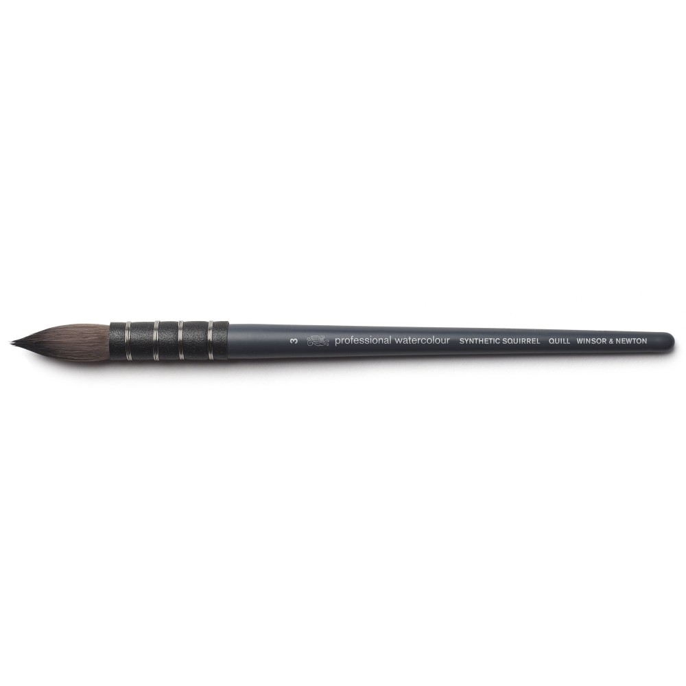 Pędzel okrągły syntetyczny wiewiórka - Winsor & Newton - nr 3