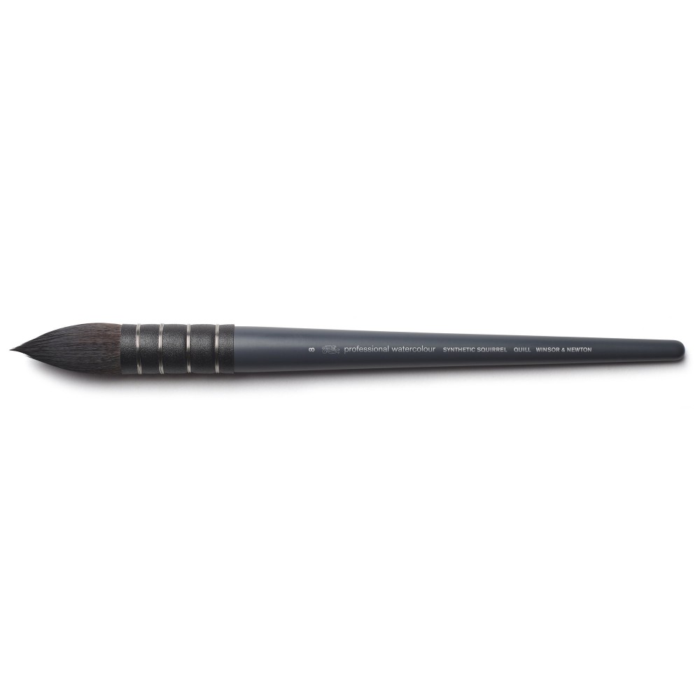 Quill Professional Watercolor synthetic squirrel brush - Winsor & Newton - no. 8