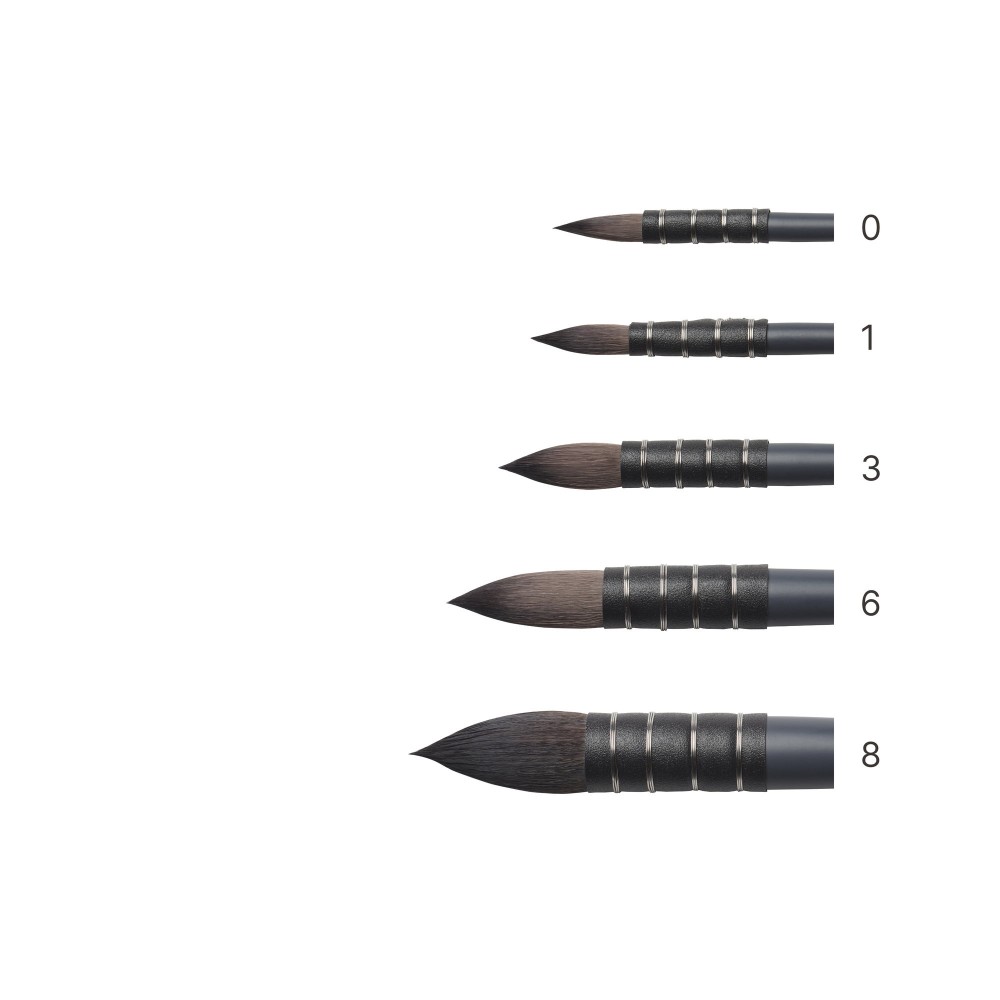 Pędzel okrągły syntetyczny wiewiórka - Winsor & Newton - nr 6