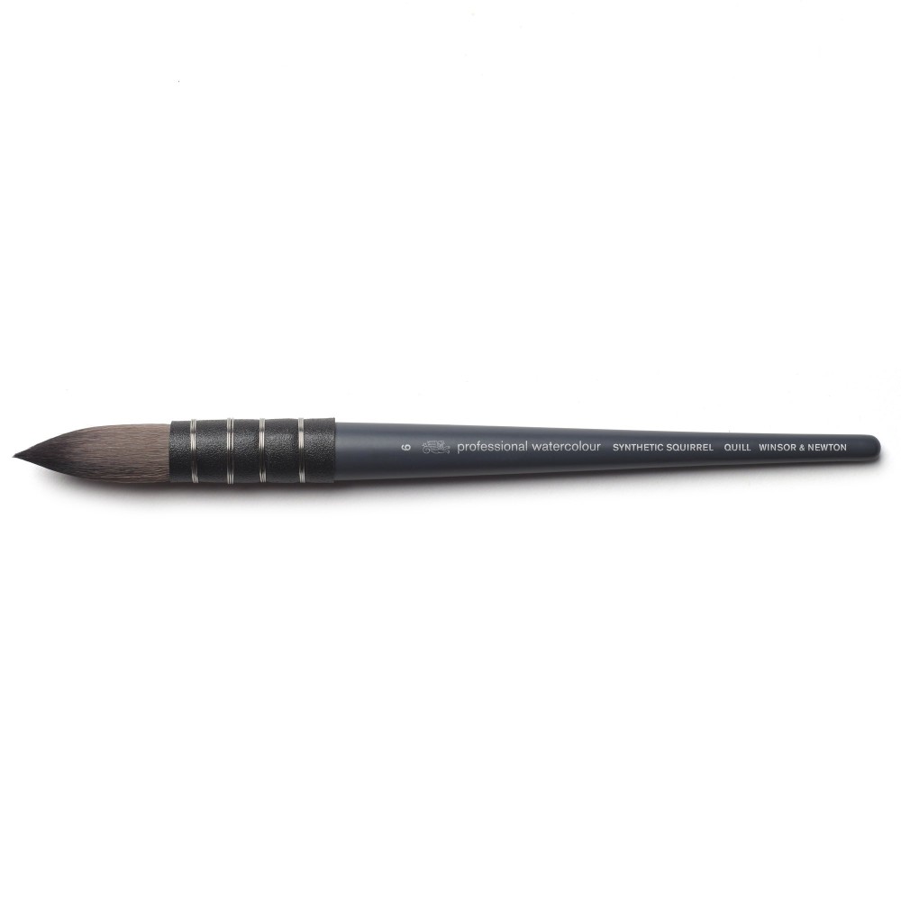 Quill Professional Watercolor Squirrel brush - Winsor & Newton - no. 6